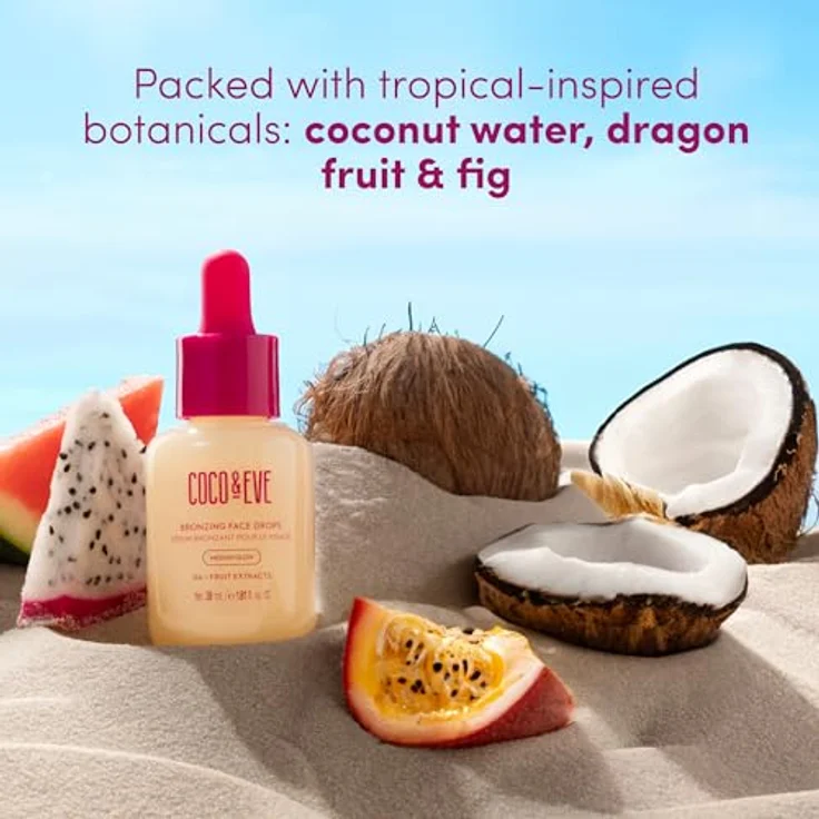 Coco & Eve Sunny Honey Bronzing Face Drops Selbstbräunungsserum 30 ml – Bild 8
