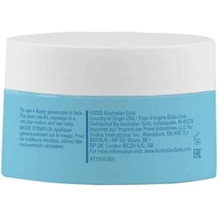Australian Gold After Sun Creme für das Gesicht, 50 ml, feuchtigkeitsspendende After-Sun-Pflege mit kühlender Wirkung – Bild 3