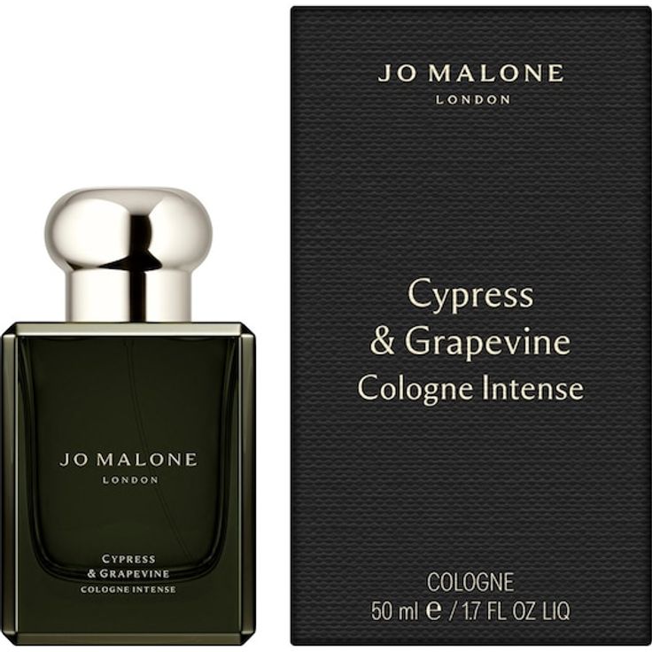 Jo Malone London Cypress & Grapevine Cologne Intense, Unisex Herrenparfum mit erdigen Tönen von Zypresse und Weinrebe, 50 ml