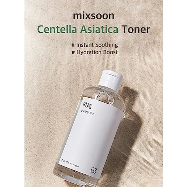 Mixsoon - Centella Asiatica Toner - 150ml, beruhigendes Tonikum mit schonender Ultraschall-Niedertemperatur-Extraktion, ohne Alkohol, für alle Hauttypen geeignet – Bild 2