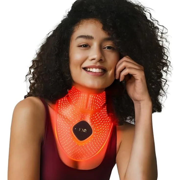 FOREO FAQ™ 211 LED-Maske für Hals und Dekolleté, Hautverjüngung mit rotem Licht, USB-aufladbar – Bild 1
