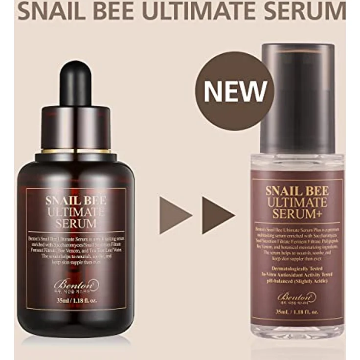 Benton Snail Bee Ultimate Serum 35 ml, mit pflegender Wirkung  – Bild 3