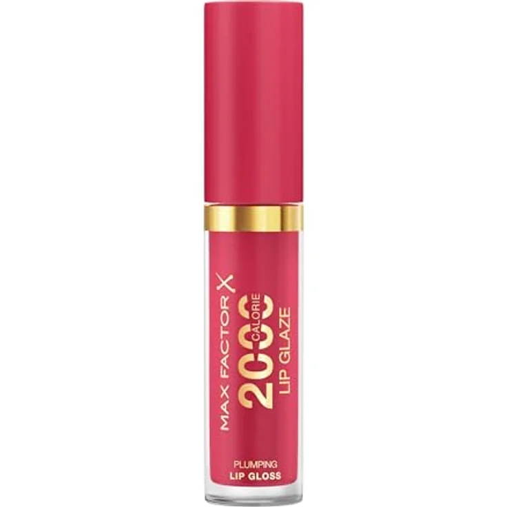 Max Factor 2000 Calorie Lip Glaze, Hochglanz-Lipgloss mit Volumen-Effekt, Hyaluron und Squalan, vegan, First Sip, 4.4ml – Bild 2