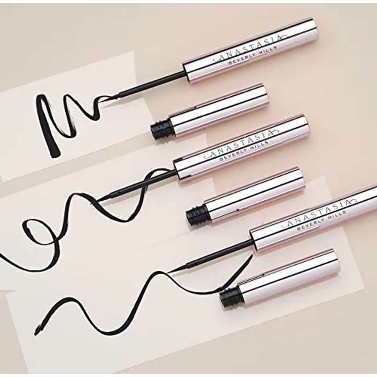 Anastasia Beverly Hills Liquid Eye Liner, hochpigmentierter, wasserfester Eyeliner mit Filzapplikator, 2,4 ml, matte Ausstrahlung – Bild 5