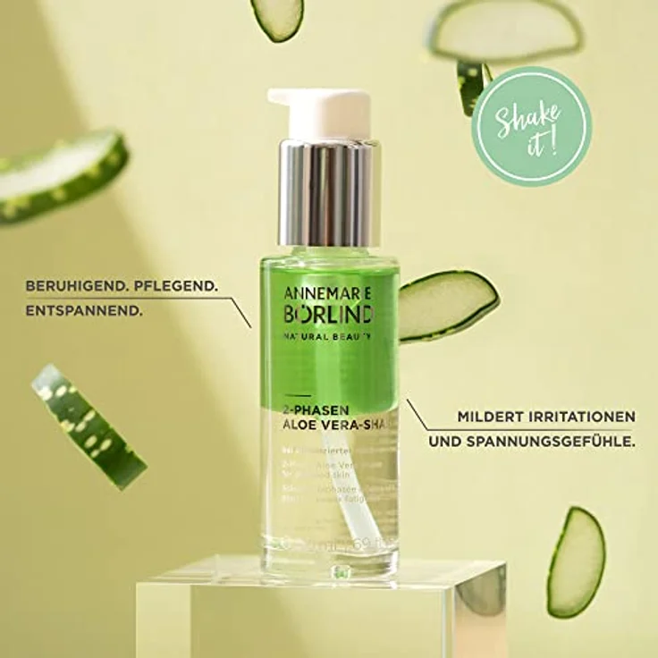 Annemarie Börlind Spezialpflege 2-Phasen Aloe Vera-Shake 50 ml, feuchtigkeitsspendende Wirkung – Bild 3