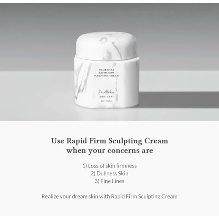 Dr. Althea Rapid Firm Sculpting Cream, Gesichtscreme mit Edelweiss-Extrakt, Kollagen und Hyaluronsäure, 45ml – Bild 7