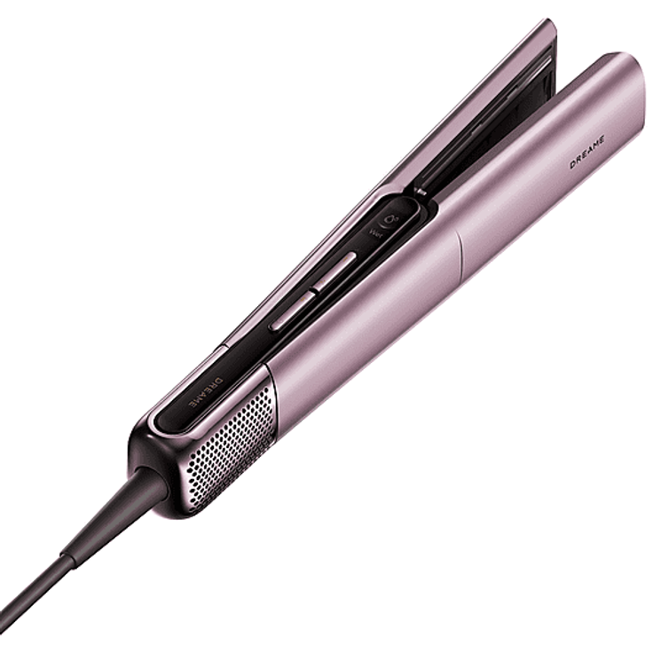 DREAME Aero Straight Pro Glätteisen, Rosy Purple, mit moderner Lufttechnik für schnelles und schonendes Styling