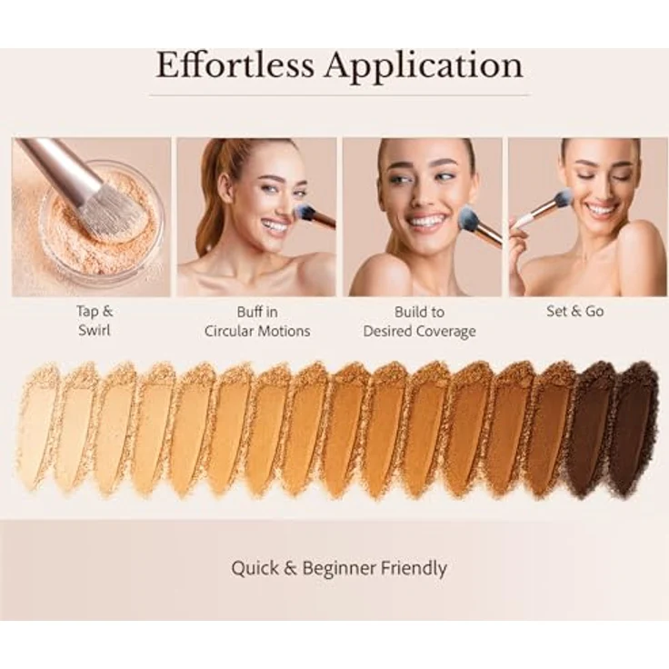 Bellapierre Cosmetics Lose Mineralpuder Foundation Cinnamon 9 g – Bild 7