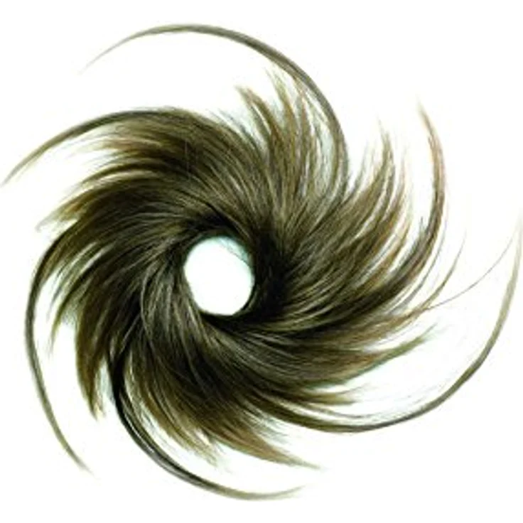 Ellen Wille Power Pieces Haarteil Ouzo Black, Fransig gearbeitetes Haargummi mit 10-25 cm Haarlänge aus hochwertigem Synthetikhaar – Bild 2