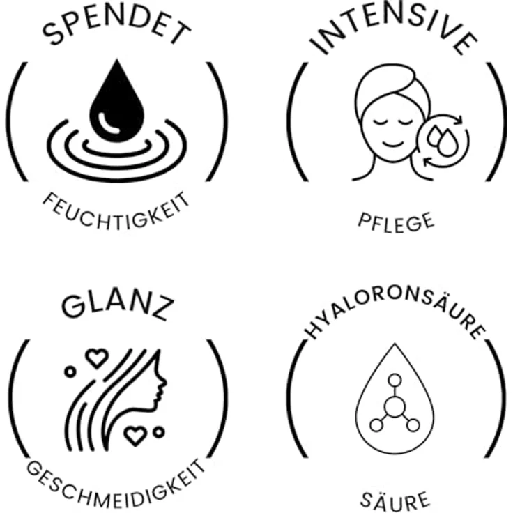 genuine haircare Shampoo 3, Intensives Feuchtigkeits-Shampoo mit Arganöl & Aloe Vera, für sehr trockenes strapaziertes Haar, vegan, silikonfrei, 200 ml – Bild 3