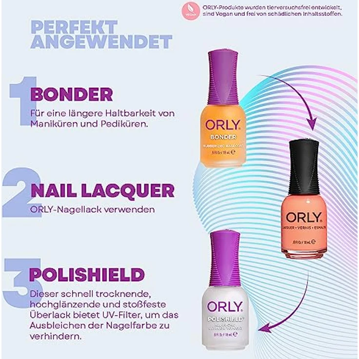 ORLY Nagellack - Push the Limit, 18ML Orange, Neon – Bild 4