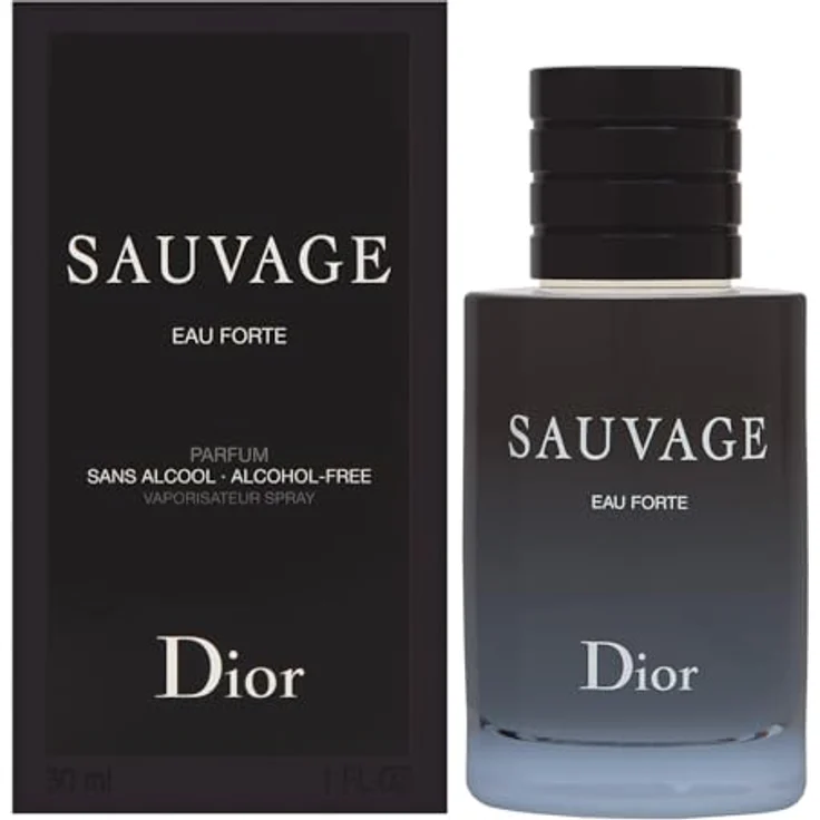 Dior Sauvage Eau Forte Parfum Spray ohne Alkohol, 60 ml - frisch, würzig, warm (Bernstein, Moschus)