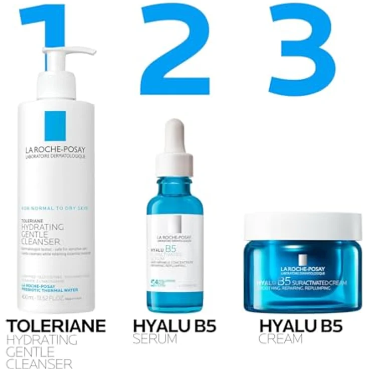 La Roche-Posay Hyalu B5 Suractivated Cream, konzentriertes Creme mit Hyaluronsäure, 50 ml, reduziert Falten und spendet intensiv Feuchtigkeit – Bild 9