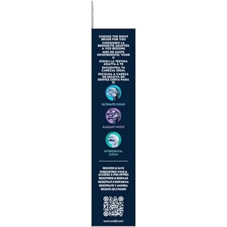 Oral-B iO RB SBF 8 FBNLSENOR Zahnbürstenkopf, 8er Pack für gründliche Plaque-Entfernung und gesunde Zahnfleischpflege – Bild 7