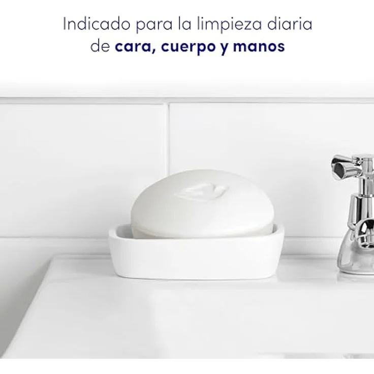 Dove Original Reinigungstablette, 1/4 Feuchtigkeitscreme, 2 x 90 g – für weiche Haut, ideal für Gesicht und Hände – Bild 5