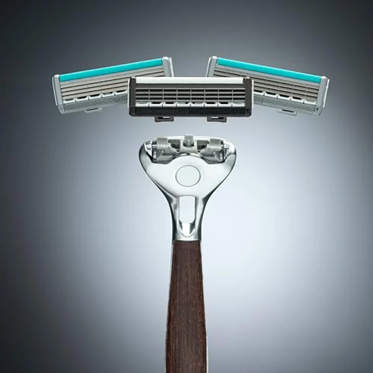 Wilkinson Sword Quattro Herren Rasierer Vintage Edition mit 1 Rasierklinge, 1 St – Bild 9
