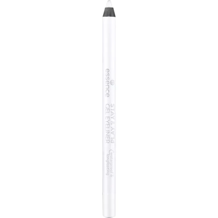 essence STAY & PLAY GEL EYELINER, Nr. 04, Weiss, langanhaltend, hochpigmentiert, vegan, wasserfest, ohne Mikroplastikpartikel, Nanopartikel frei, 1er Pack (1.3g)