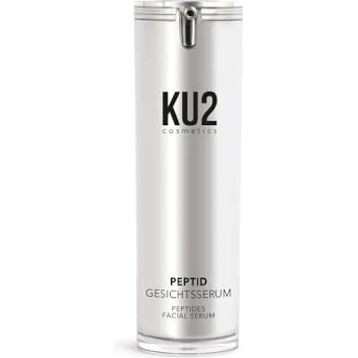 KU2 Cosmetics Peptid Serum, Hochwirksames Anti-Aging Gesichtsserum mit Peptiden, 30 ml, Regenerierend und straffend für glatte, jugendliche Haut, Made in Germany – Bild 1