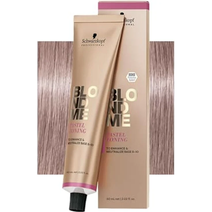 Schwarzkopf Professional Blondme Toning Tönung-Haarfarbe Ice-Irisé, semi-permanente Haartönung ohne Ammoniak, 60 ml – Bild 2