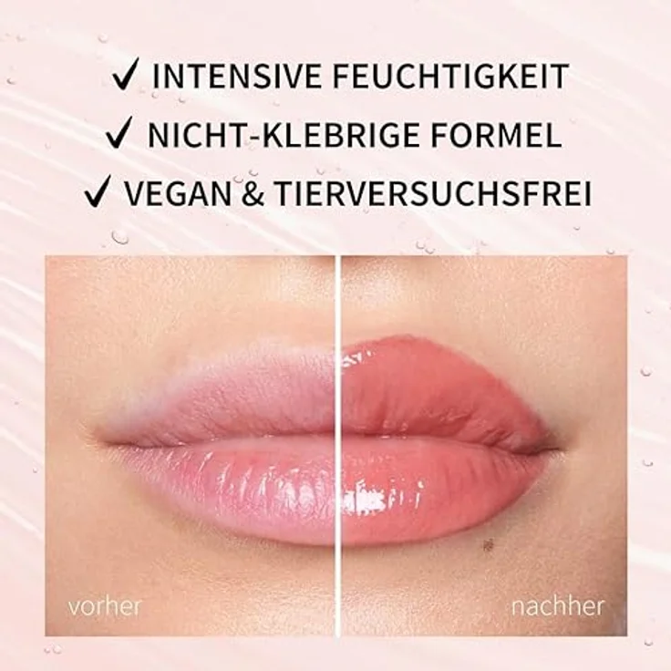 Fleeky Plumpy Lipgloss, Rose Nude, 5 ml, Volumen- und Glanz-Optimierer für geschmeidige Lippen – Bild 3