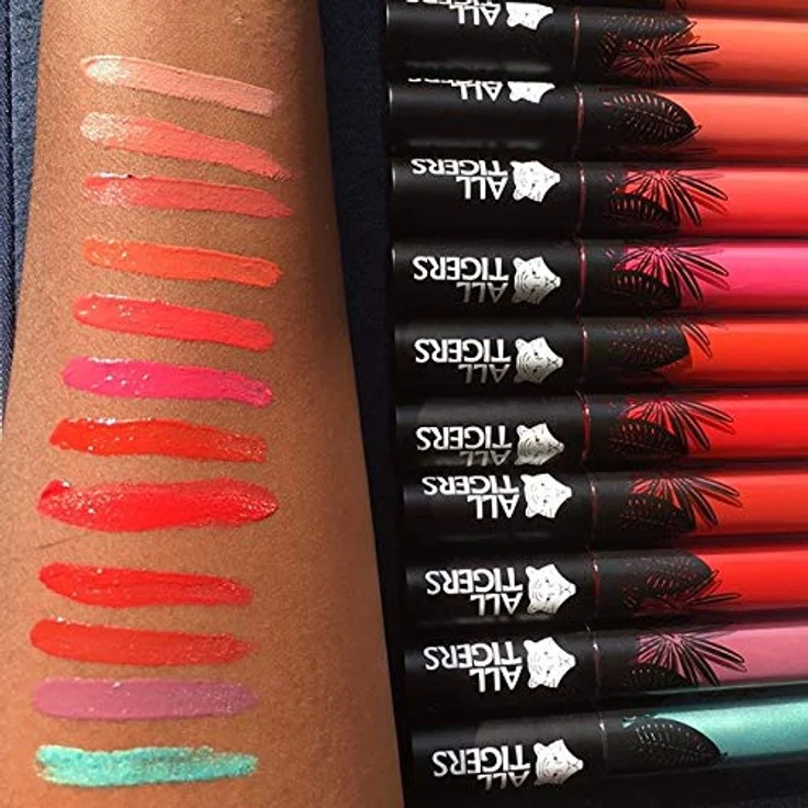 All Tigers Lippen Natural and Vegan Lipstick Lippenstift 889 Rotbraun 8 ml – Bild 4