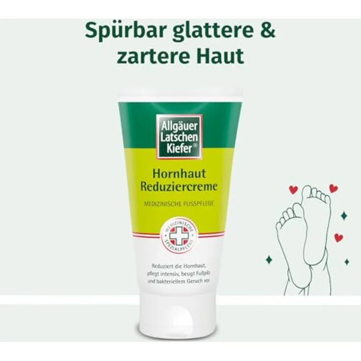 Allgäuer Latschenk. Hornhaut Reduziercreme 150 ml – Bild 3