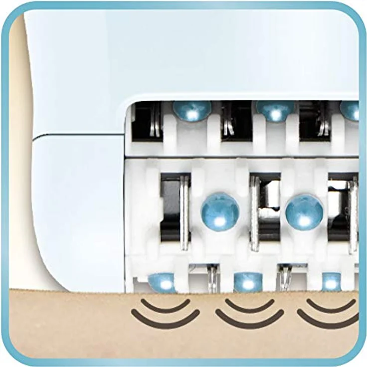 Calor EP1028C0, Epilierer mit 24 Präzisionspinzetten, 2 Geschwindigkeitsstufen, integrierte Massagefunktion, blau – Bild 4