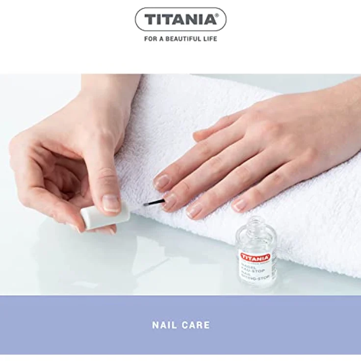 TITANIA Nagel Kau-Stop (10ml) • Nagellack gegen Nägelkauen • Anti Nägelkauen • Schutz gegen Fingernägelkauen • Anti Fingernagel Kauen – Bild 4