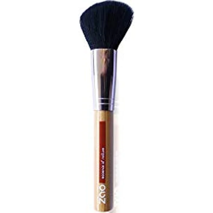 Zao Bamboo Blush Pinsel, Rouge Pinsel mit schrägem Pinselhaar für präzise Anwendung, vegan – Bild 2