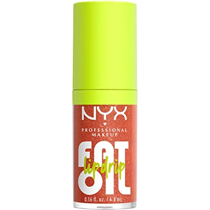 NYX Professional Makeup Fat Oil Lip Drip Lipgloss, 4,8 ml, pflegendes Gloss mit Squalan, Farbe FOLLOW BACK – Bild 10