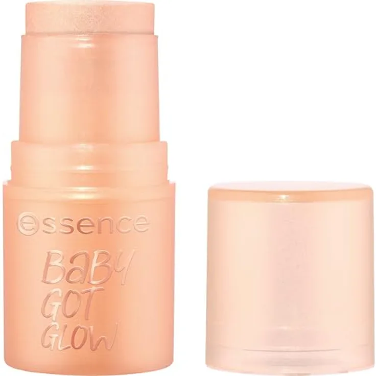essence BABY GOT GLOW Highlighter Stick Nr. 10, Gold, vegan, ölfrei, sofortiges glänzendes Ergebnis, 5.5g