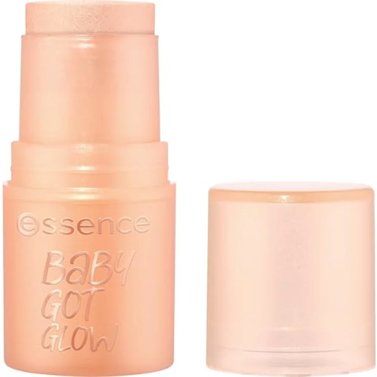 essence BABY GOT GLOW Highlighter Stick Nr. 10, Gold, vegan, ölfrei, sofortiges glänzendes Ergebnis, 5.5g – Bild 1