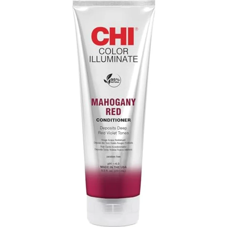 Chi Ionic Color Illuminate Conditioner Mahogany Red 251 ml – Bild 2