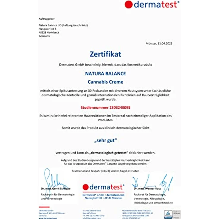 Natura Balance Körpercreme, Cannabis Körper Creme mit Alpenkräutern, 3 Dosen à 125ml, dermatologisch getestet, kühlend durch Menthol und Minzöl – Bild 6