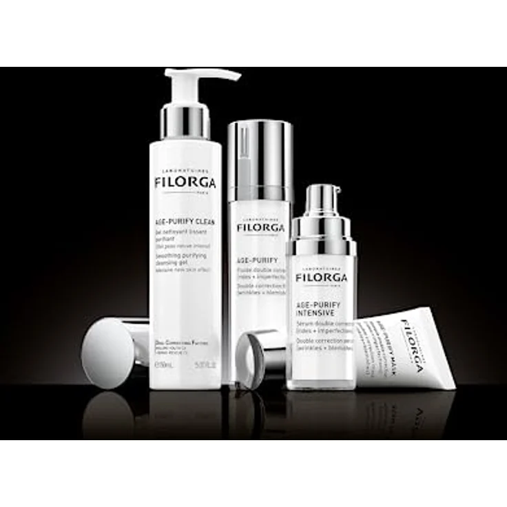Filorga AGE-PURIFY Gesichtsfluid 50 ml, mit dem Hyaluro-Youth Complex gegen Falten und dem Dermo-Rescue Complex gegen Unreinheiten  – Bild 3