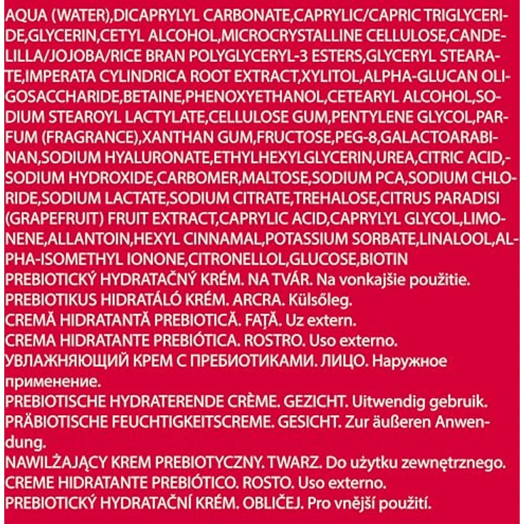 Pupa SKIN REHAB - CREMA IDRANTE PREBIOTICA, 50 ML, feuchtigkeitsspendende Gesichtscreme für empfindliche Haut, hautrehabilitierend und anti-aging – Bild 4