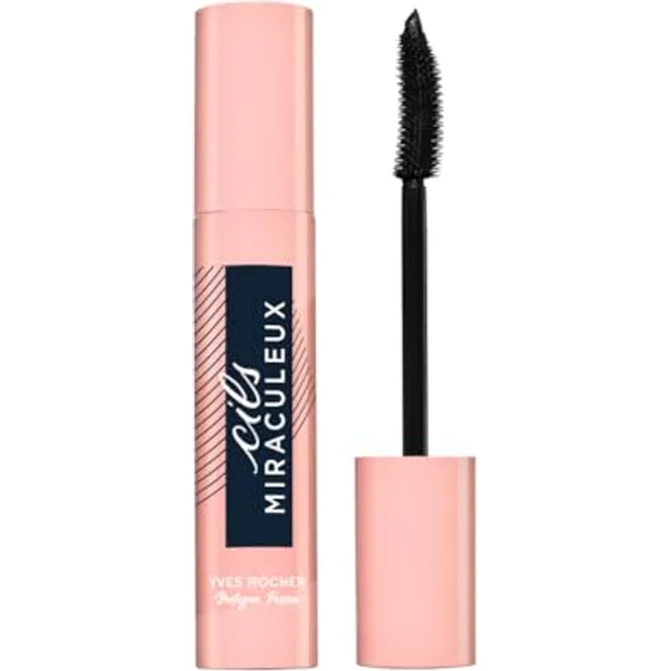 Yves Rocher CILS MIRACULEUX Mascara Schwarz - Mehr Volumen und definierte Wimpern, ohne Verkleben - 7.8ml