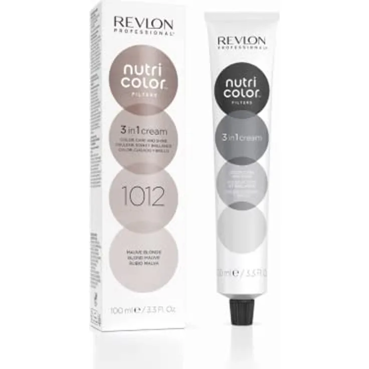 Nutri Color FILTERS – METAL-ICE FILTERS 1012 Mauve Blonde, 100 ml, pflegende Farbmaske mit INSTA-PIC-TECHNOLOGY™, Tönungsmaske für metallische Farbergebnisse und intensive Haarnuancen