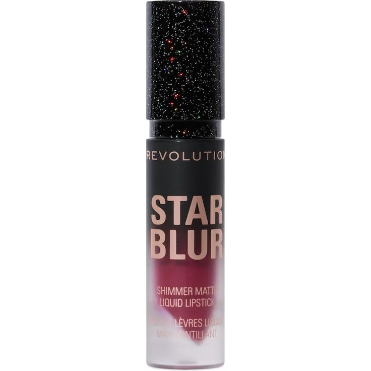 Revolution Star Blur Shimmer Matte Liquid Lip Midnight Eclipse, 3,5 ml - Luxuriöser, matte Lippenstift mit faszinierendem Glitzer-Finish