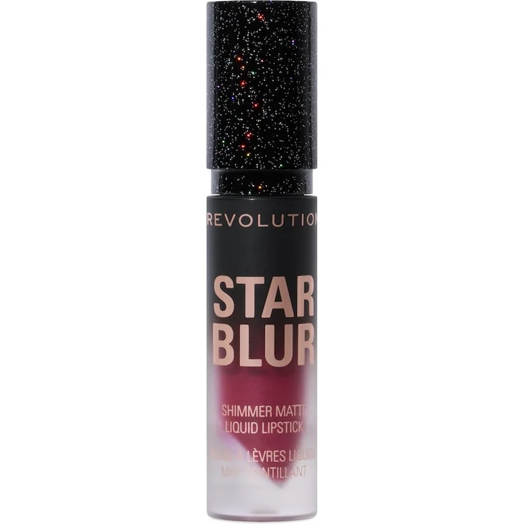 Revolution Star Blur Shimmer Matte Liquid Lip Midnight Eclipse, 3,5 ml - Luxuriöser, matte Lippenstift mit faszinierendem Glitzer-Finish