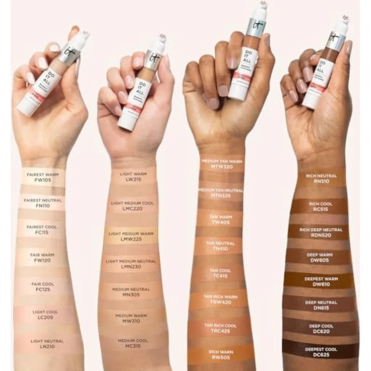 It Cosmetics Do-It-All Concealer, 7 ml, volle Deckkraft in Medium Neutral 305 – Bild 5