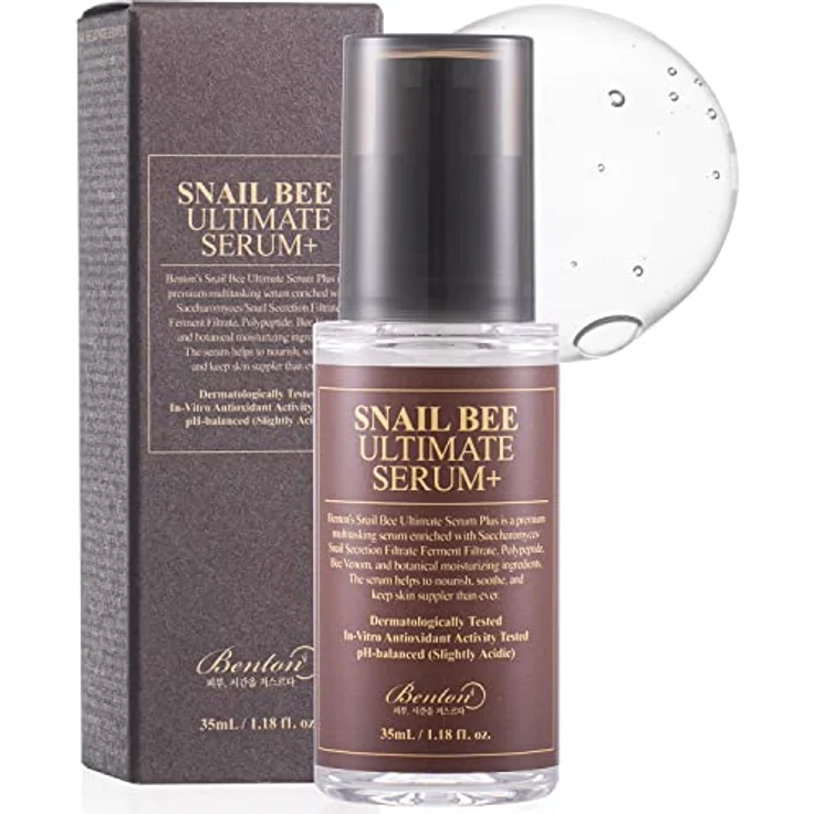 Benton Snail Bee Ultimate Serum 35 ml, mit pflegender Wirkung  – Bild 2
