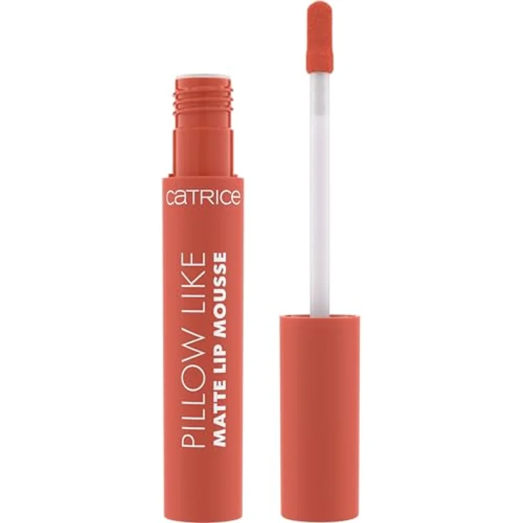 CATRICE Pillow Like Matte Lip Mousse Liquid Lipstick, Blurry-Matt-Finish mit aufbaubarer Farbintensität, weich und langanhaltend – Bild 1