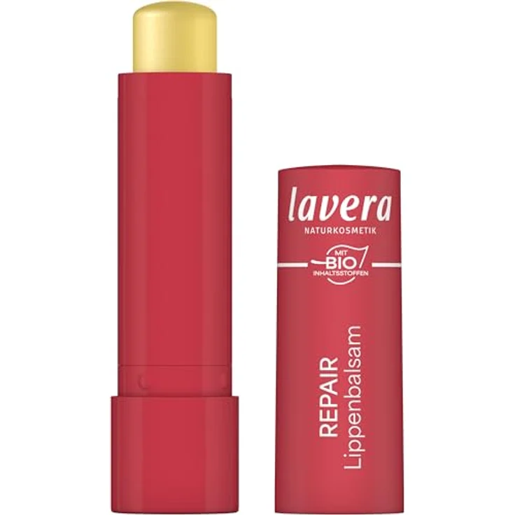 lavera Repair Lippenbalsam, intensive Pflege gegen Austrocknung, 100% natürliche Inhaltsstoffe, 1 Stück – Bild 2