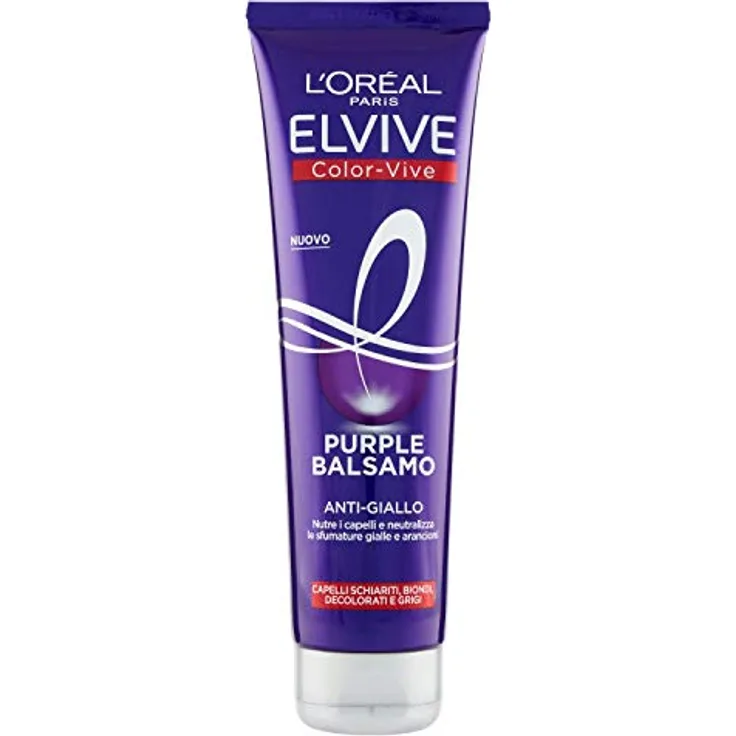L'Oréal Paris Color Vive Purple Anti-Gelb Conditioner Color Vive Purple, Anti-Gelb-Conditioner für gebleichtes Haar, Blond, Grau, 150 ml