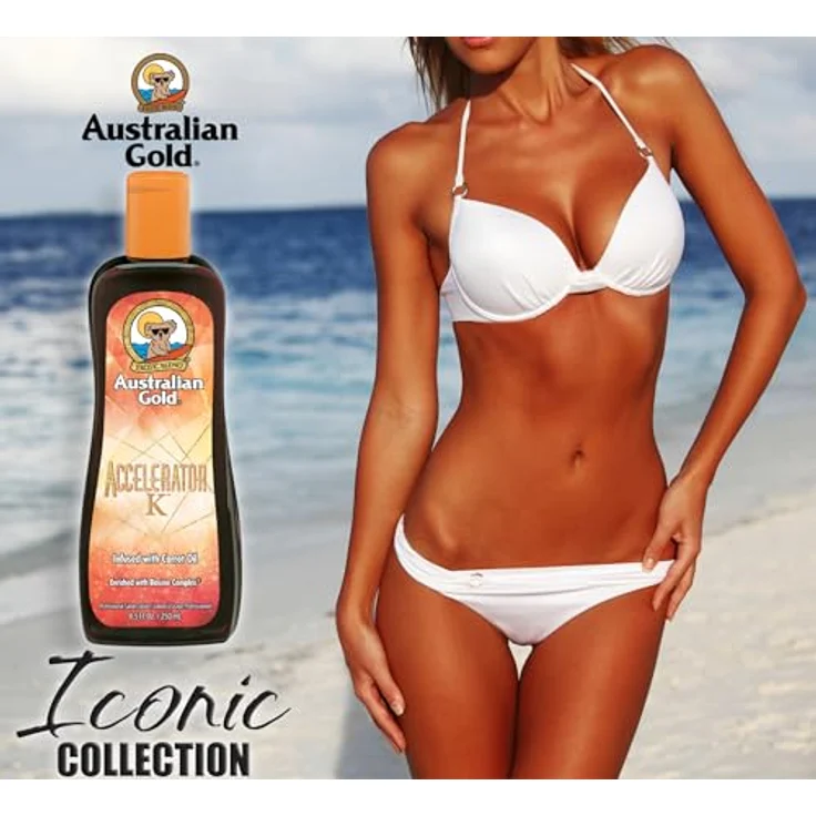 Australian Gold Accelerator K, Bodylotion mit Karottenöl, 250ml – Feuchtigkeitsspendend und bräunungsfördernd – Bild 7