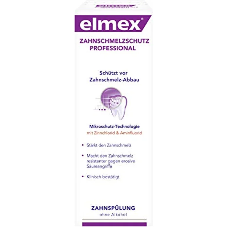 Elmex Zahnschmelzschutz Professional Zahnspülung, 400 ml, frischer Atem für empfindliche Zähne – Bild 2