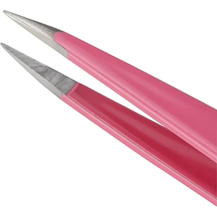 TWEEZERMAN Pinzette mit Präzisions-Spitze aus Rostfreiem Edelstahl, Pretty in Pink – Bild 2