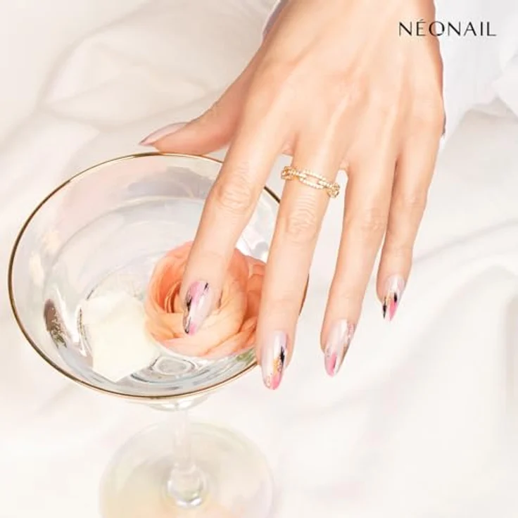 NÉONAIL UV Nagellack Glow The Day, 7,2 ml, Rosa mit Glitzer, langlebig bis 21 Tage, für Gel Nägel und Nageldesign – Bild 4