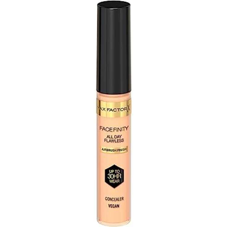 Max Factor Facefinity All Day Flawless Concealer, Flüssigkorrektor, vegane Formel, hält bis zu 30 Stunden, 7,8 ml - 010 – Bild 2